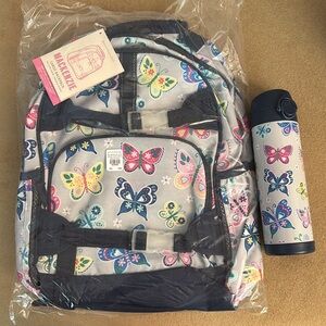 Pottery Barn Backpack + water bottle 
Large, Mackenzi ne